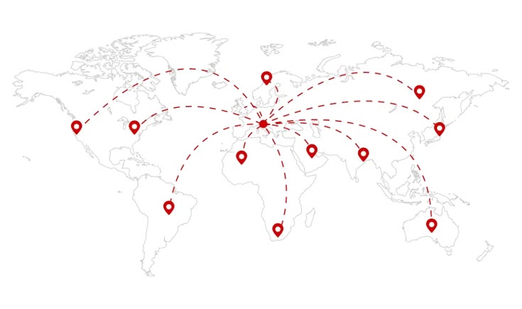 Global Reach Map